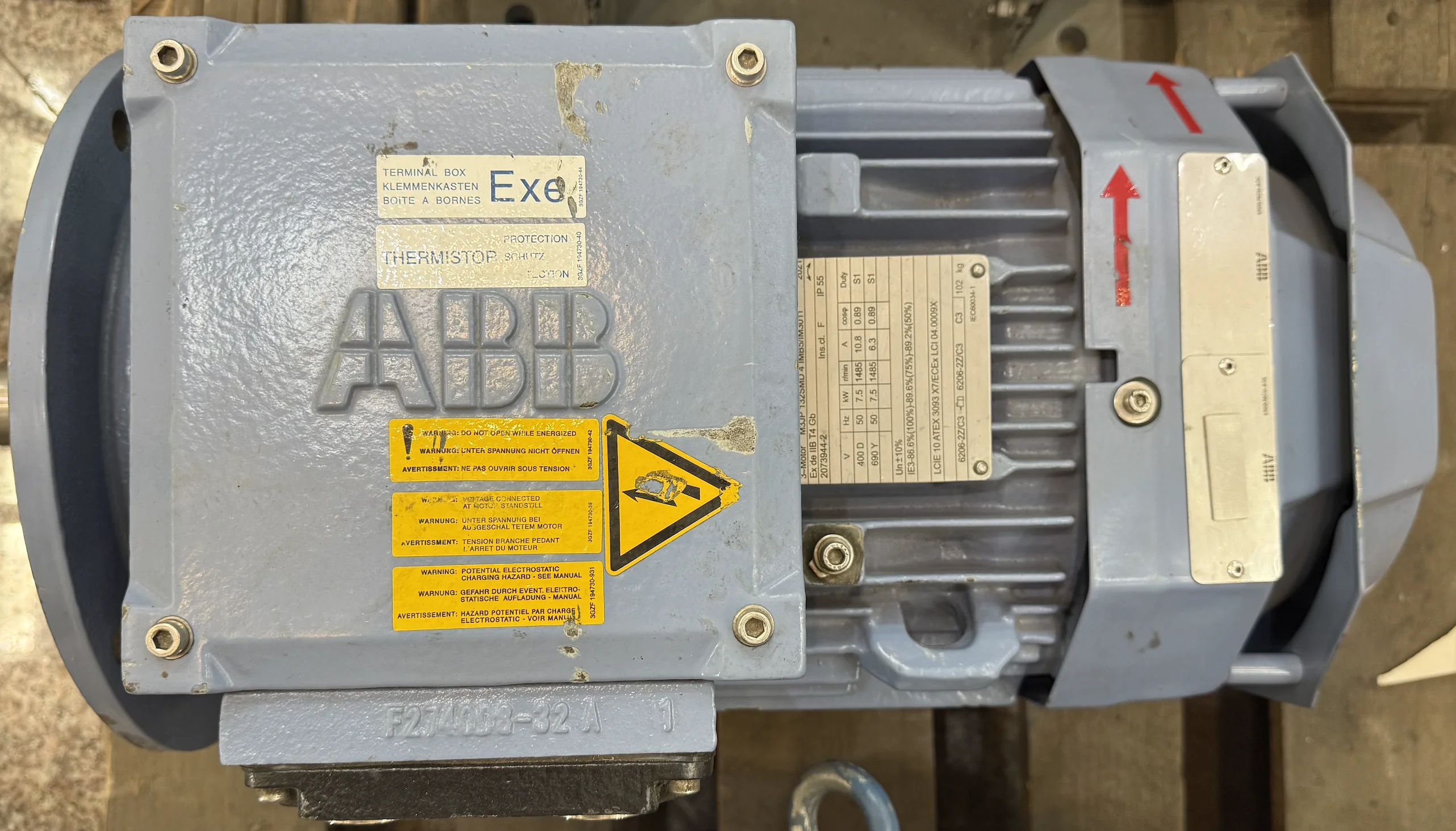 ABB 7.5 KW B3 3000 RPM - فروشگاه اتحاد نوری